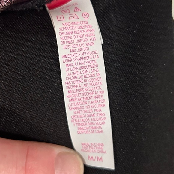 {Victoria’s Secret} Metallic Rainbow Zebra Bikini Top - Picture 3 of 3